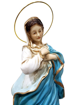 Imagem de Nossa Senhora da Conceição Barroca de Portugal 32 cm-TerraCotta Arte Sacra