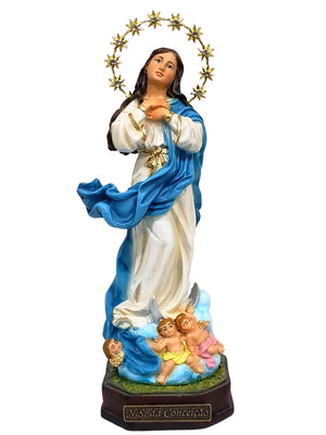 Imagem de Nossa Senhora da Conceição em Resina 20 cm-TerraCotta Arte Sacra