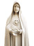 Imagem de Nossa Senhora de Fátima Imaculado Coração 1,10 m em Pó de Mármore-TerraCotta Arte Sacra