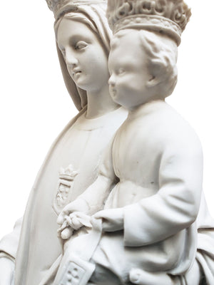 Imagem de Nossa Senhora do Carmo 47 cm em Pó de Mármore-TerraCotta Arte Sacra