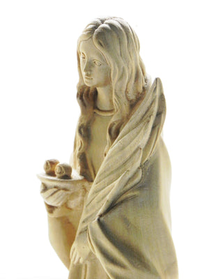 Imagem de Santa Luzia em Madeira 20 cm-TerraCotta Arte Sacra