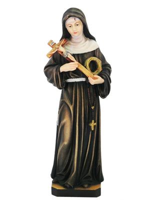 Imagem de Santa Rita de Madeira Italiana 21 cm-TerraCotta Arte Sacra