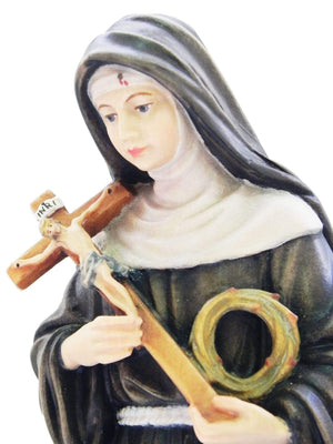 Imagem de Santa Rita de Madeira Italiana 21 cm-TerraCotta Arte Sacra