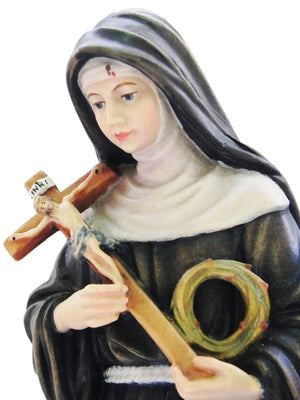 Imagem de Santa Rita de Madeira Italiana 21 cm-TerraCotta Arte Sacra