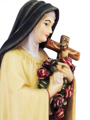 Imagem de Santa Terezinha de Madeira Italiana 20 cm-TerraCotta Arte Sacra