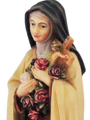 Imagem de Santa Terezinha de Madeira Italiana 40 cm-TerraCotta Arte Sacra