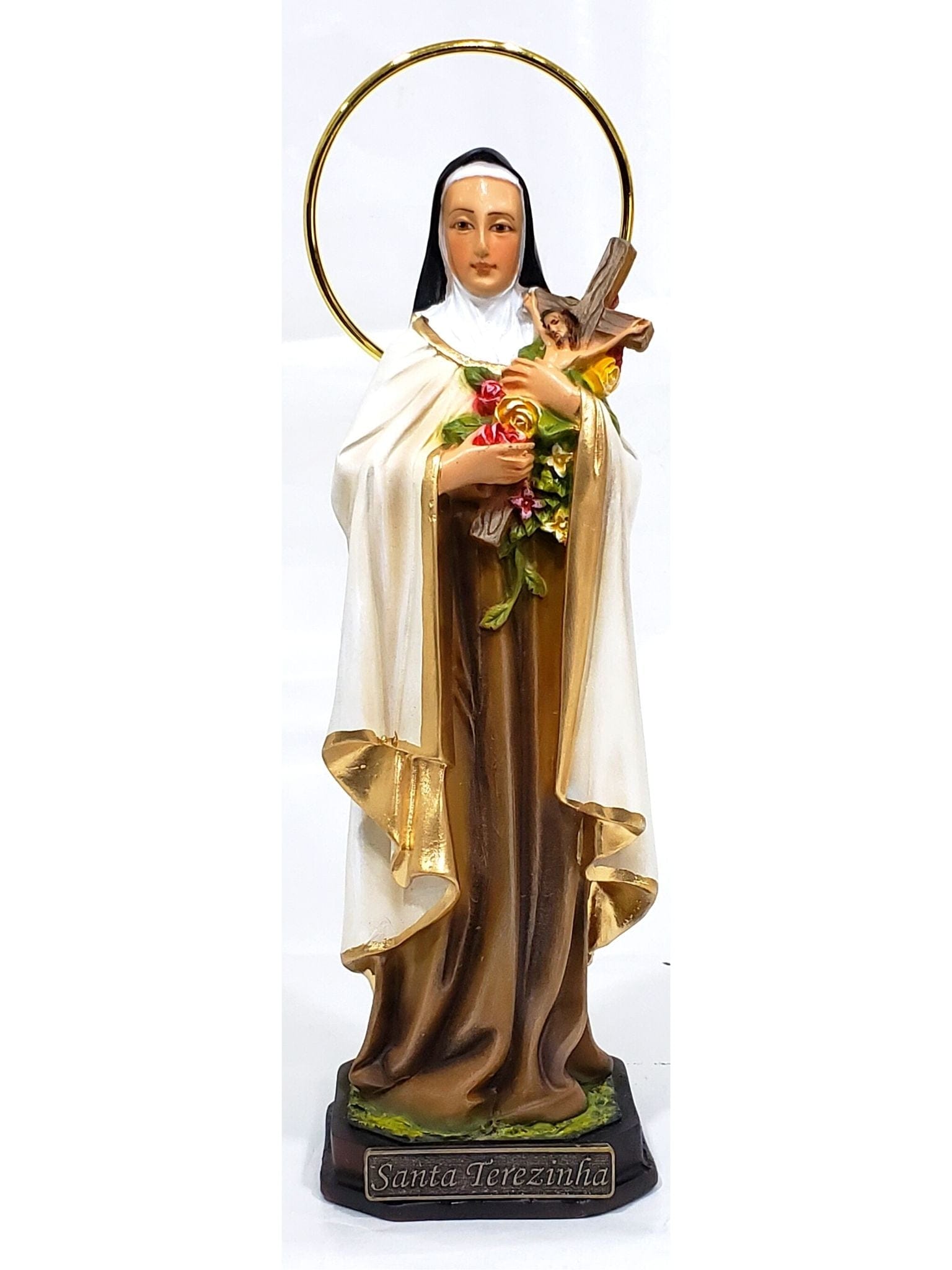 Imagem de Santa Terezinha em Resina de 20 cm-TerraCotta Arte Sacra