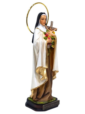 Imagem de Santa Terezinha em Resina de 20 cm-TerraCotta Arte Sacra