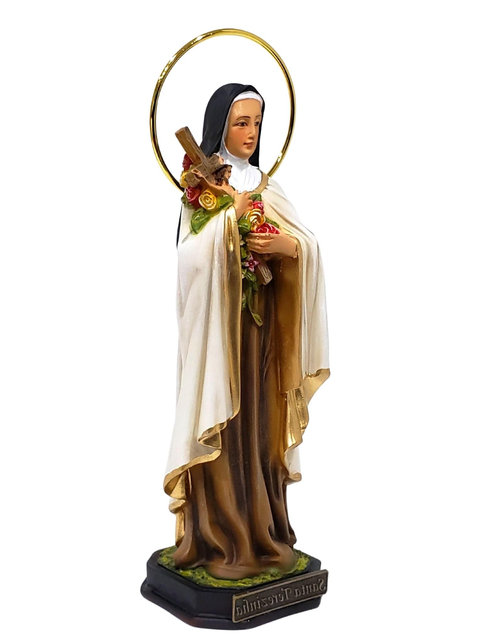 Imagem de Santa Terezinha em Resina de 20 cm-TerraCotta Arte Sacra