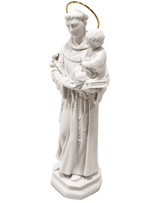 Imagem de Santo Antônio em Pó de Mármore 16 cm-TerraCotta Arte Sacra