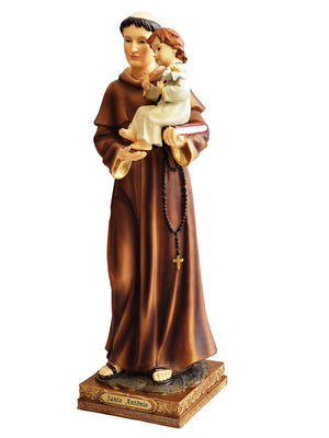 Imagem de Santo Antônio em Resina 30 cm-TerraCotta Arte Sacra