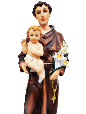 Imagem de Santo Antônio em Resina 50 cm-TerraCotta Arte Sacra