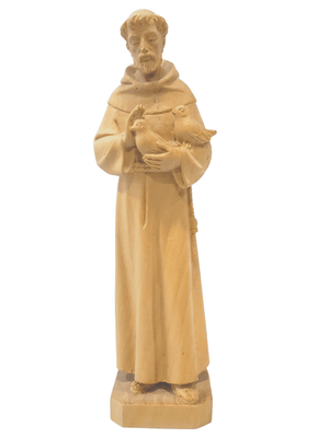 Imagem de São Francisco de Madeira 22 cm-TerraCotta Arte Sacra