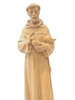 Imagem de São Francisco de Madeira 22 cm-TerraCotta Arte Sacra