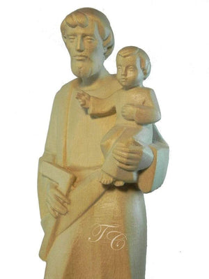 Imagem de São José de Madeira 20 cm-TerraCotta Arte Sacra