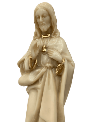 Imagem do Sagrado Coração de Jesus Português 16,5 cm-TerraCotta Arte Sacra