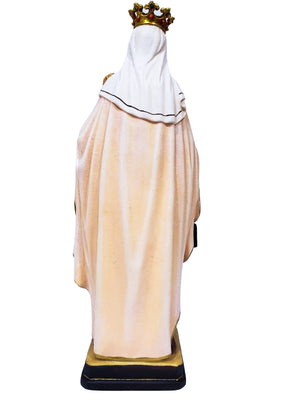 Imagem em Madeira Italiana Nossa Senhora do Carmo 20 cm-TerraCotta Arte Sacra
