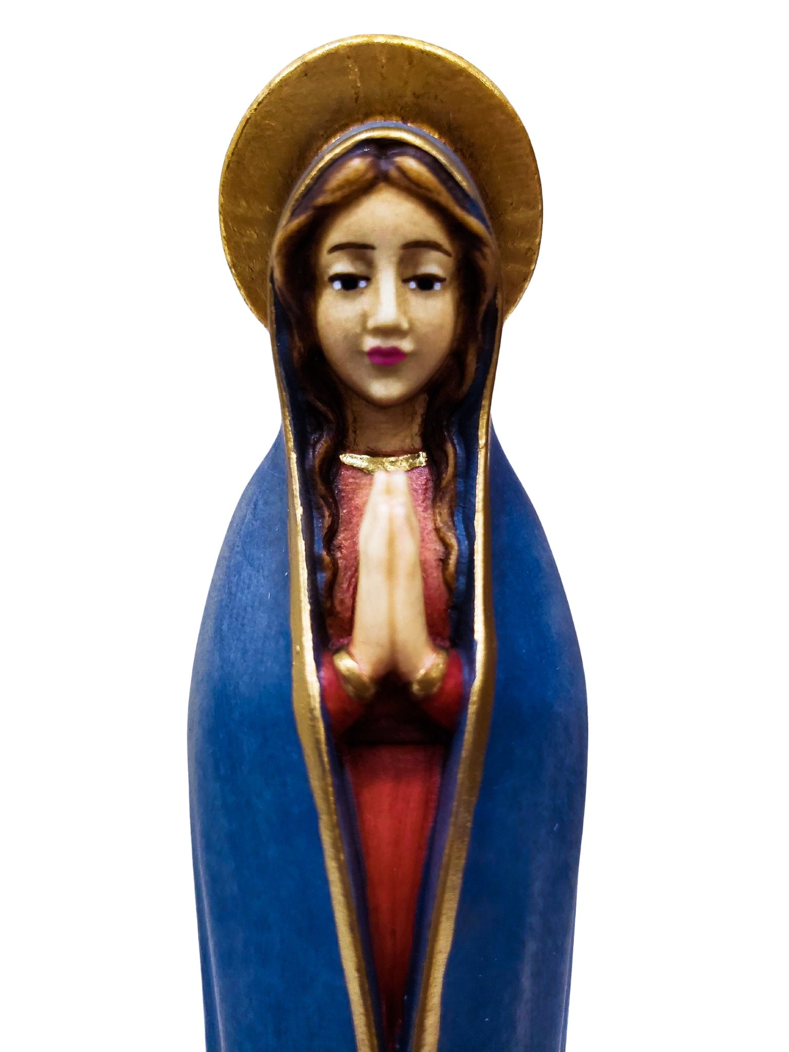 Imagem em Madeira Italiana Nossa Senhora do Silêncio 20 cm-TerraCotta Arte Sacra