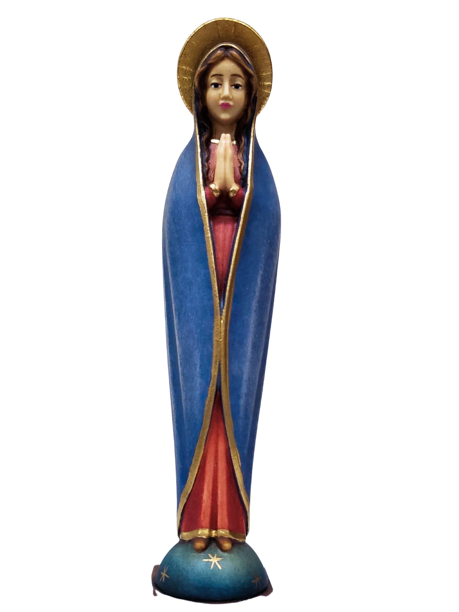 Imagem em Madeira Italiana Nossa Senhora do Silêncio 20 cm-TerraCotta Arte Sacra