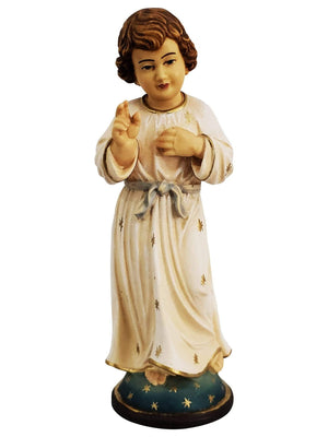 Jesus Criança de Madeira Italiana de 15 cm-TerraCotta Arte Sacra