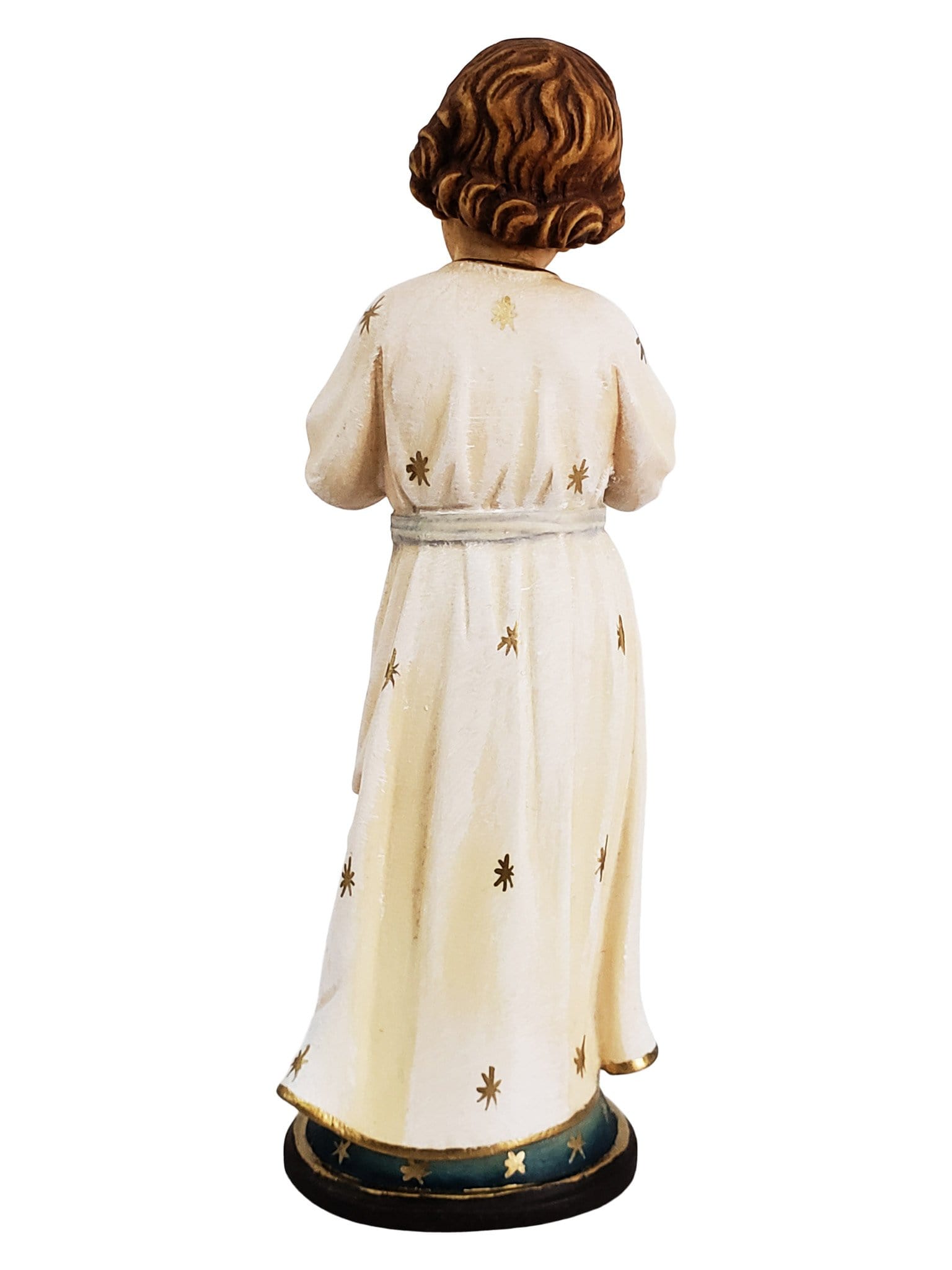 Jesus Criança de Madeira Italiana de 15 cm-TerraCotta Arte Sacra