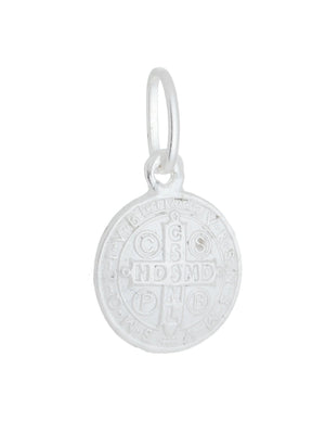 Medalha de São Bento de Prata de Lei 925-TerraCotta Arte Sacra