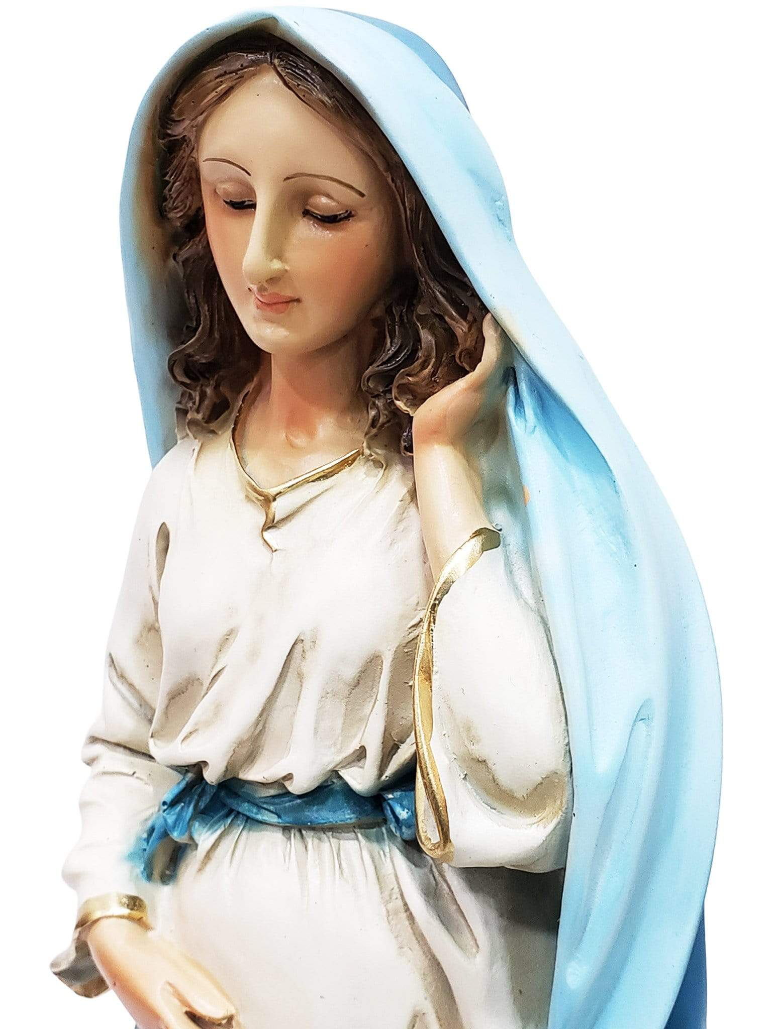 Nossa Senhora Grávida Barroca em Resina 30 cm-TerraCotta Arte Sacra