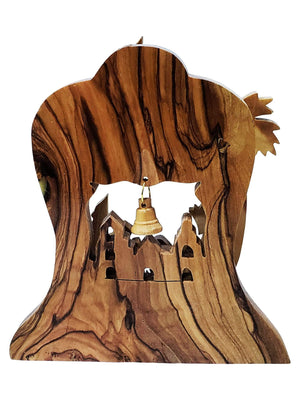 Presépio de Madeira de Oliveira da Terra Santa-TerraCotta Arte Sacra