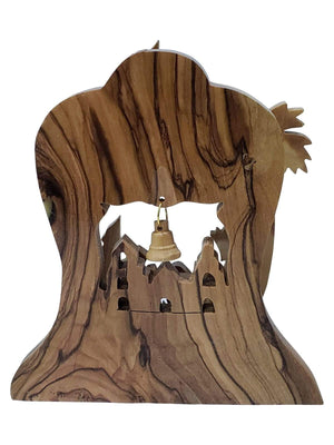 Presépio de Madeira de Oliveira da Terra Santa-TerraCotta Arte Sacra