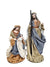 Sagrada Família Cinza com Nude Estilo Napolitano 48 cm-TerraCotta Arte Sacra