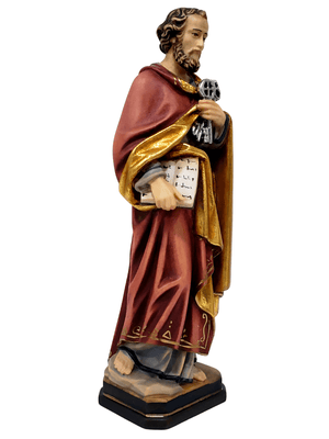 São Pedro de Madeira Italiano-TerraCotta Arte Sacra