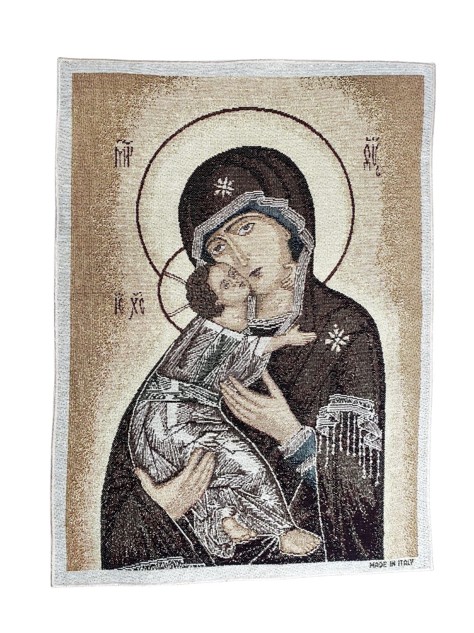 Tapeçaria de Nossa Senhora da Ternura Pequeno-TerraCotta Arte Sacra