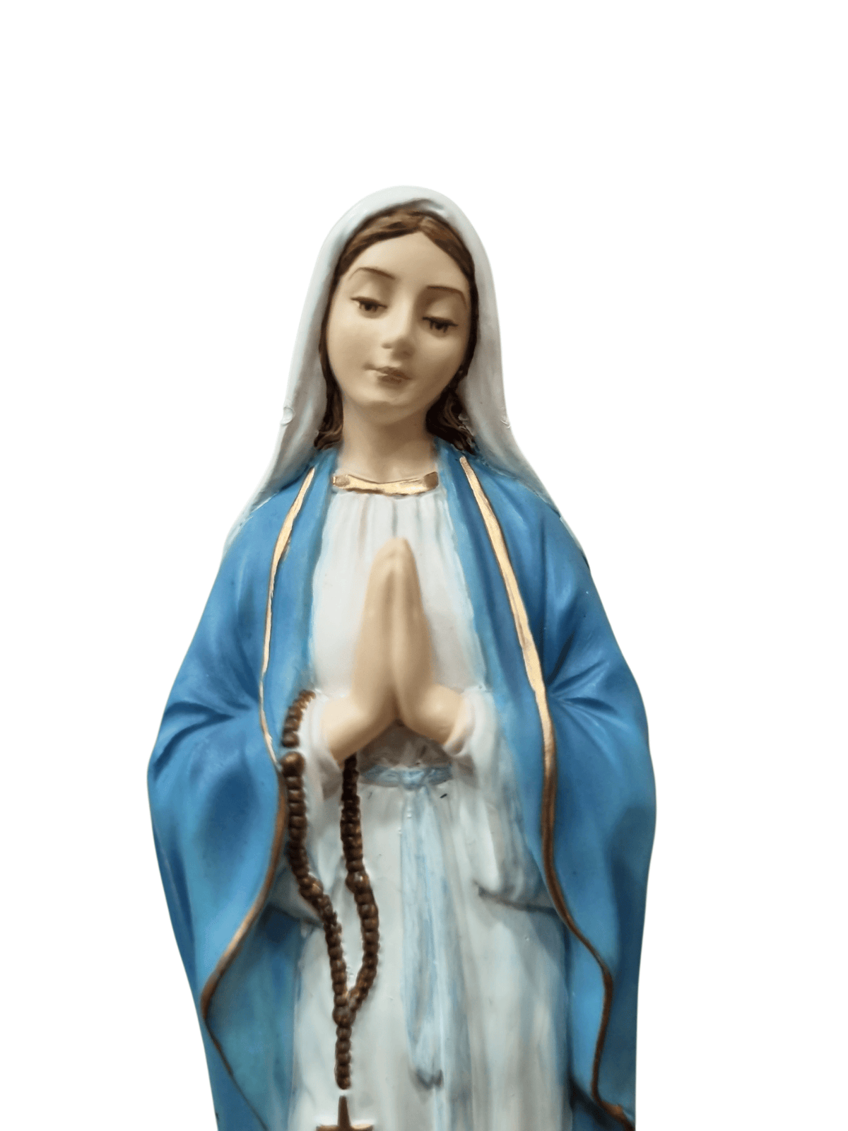 Imagem de Nossa Senhora de Lourdes em Resina Colorida 15,5 cm