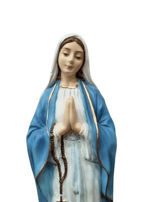 Imagem de Nossa Senhora de Lourdes em Resina Colorida 15,5 cm