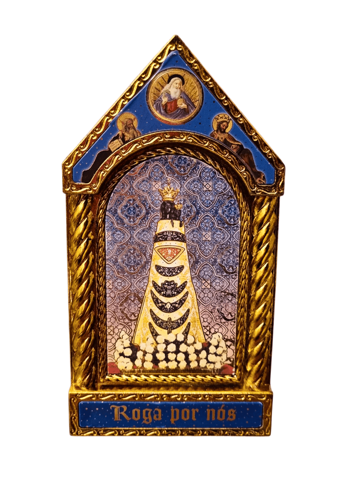 Adorno Italiano Clássico Nossa Senhora De Loreto 15 cm x 7,5 cm