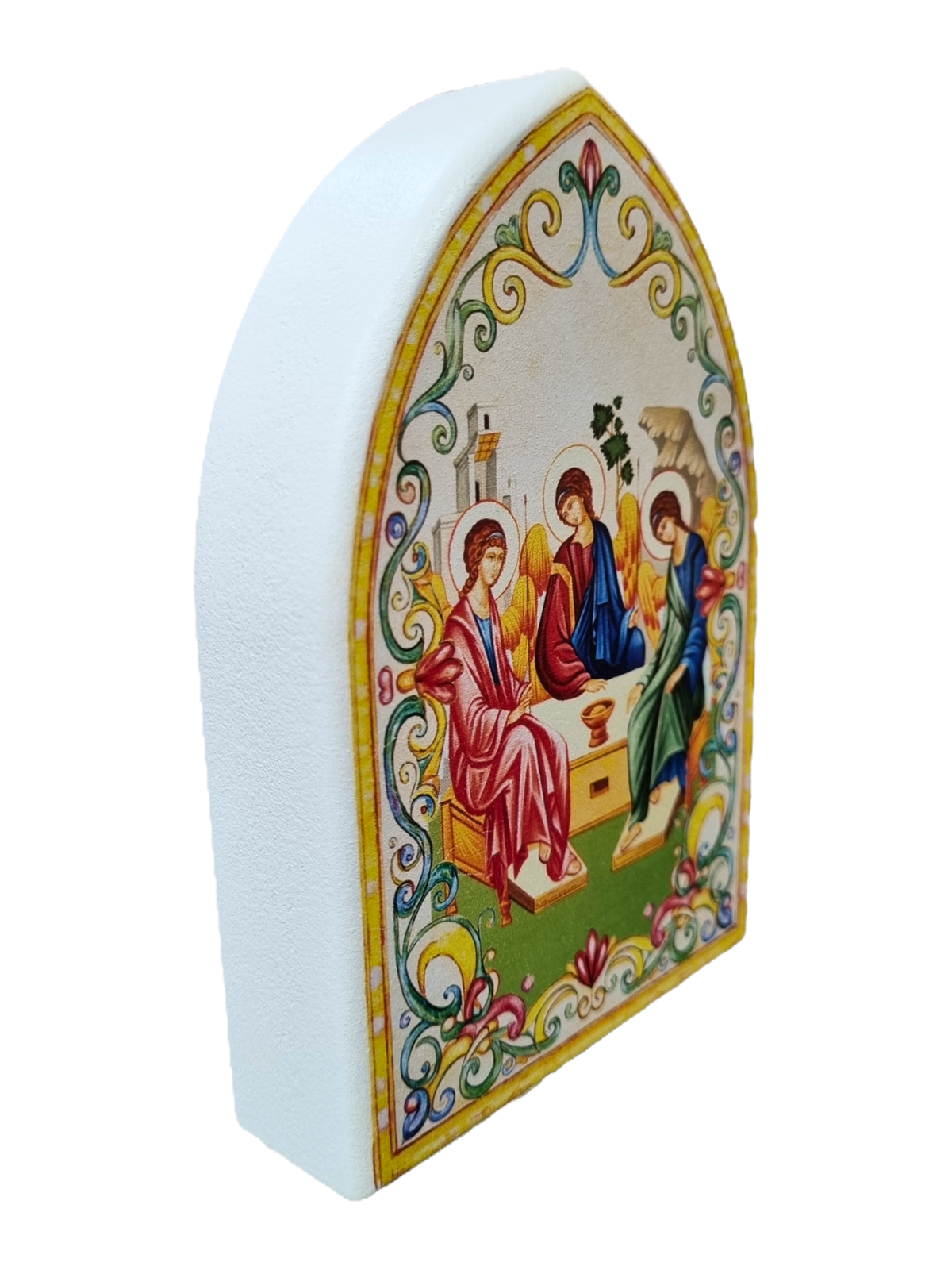 Adorno Italiano Catedral 3 Arcanjos 13,5 cm x 9 cm