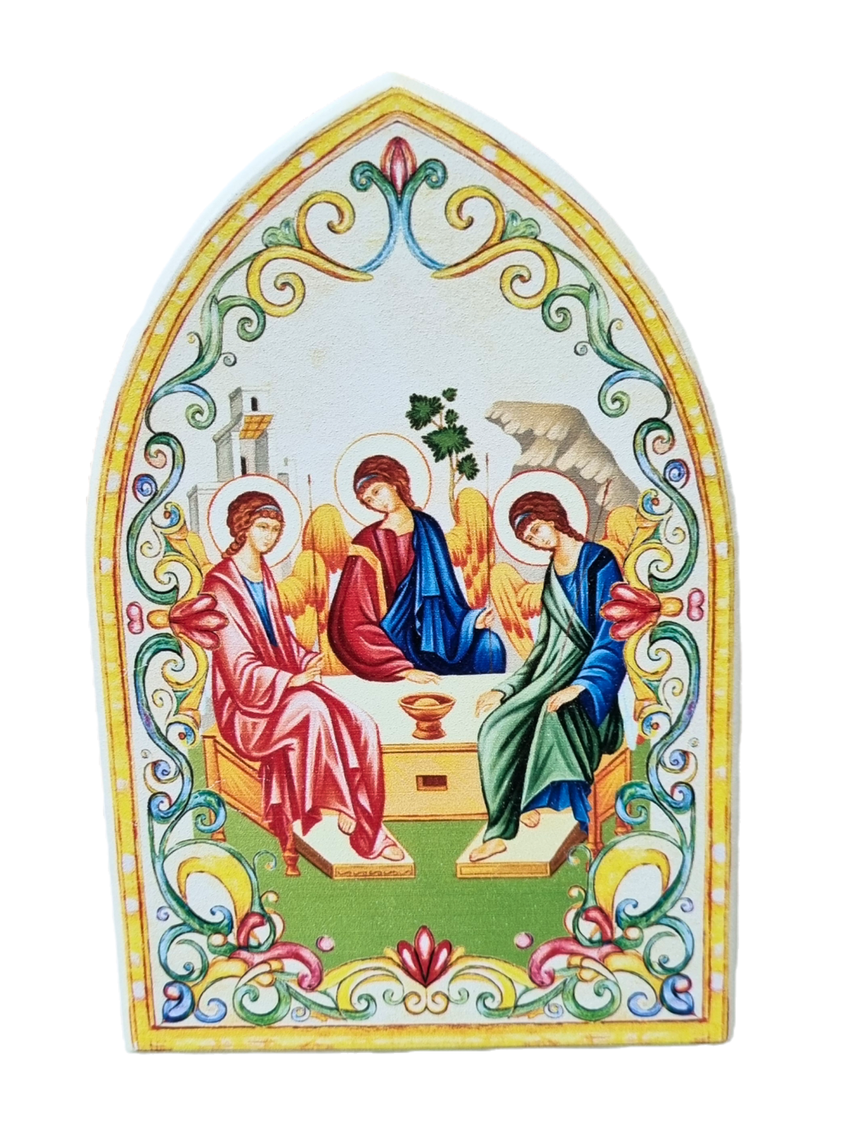 Adorno Italiano Catedral 3 Arcanjos 13,5 cm x 9 cm