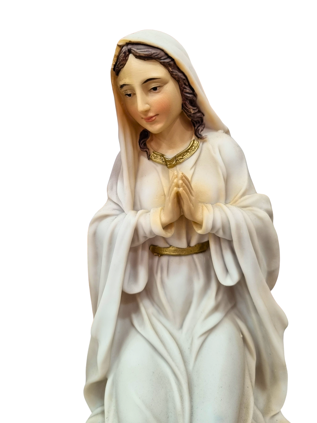 Sagrada Família em Resina Cor Marfim 30 cm 3 peças