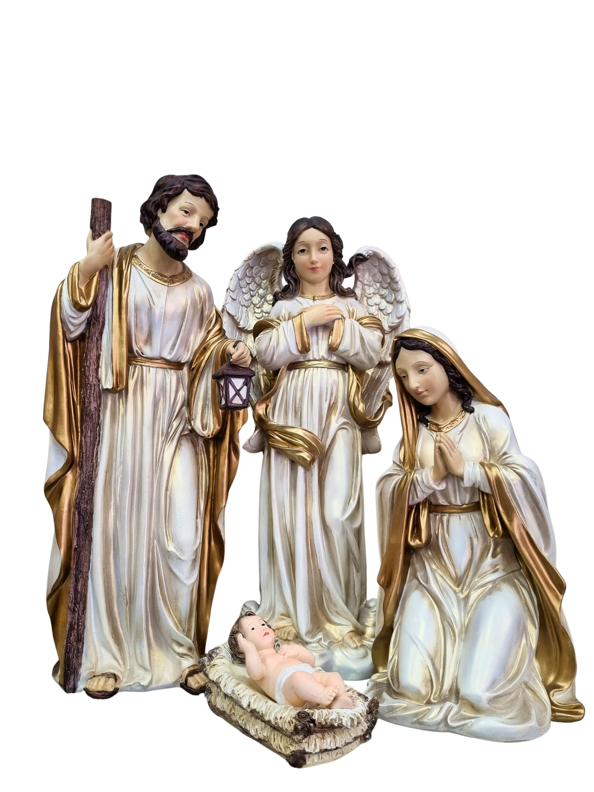 Presépio em Resina Pérola 45 cm 11 Peças