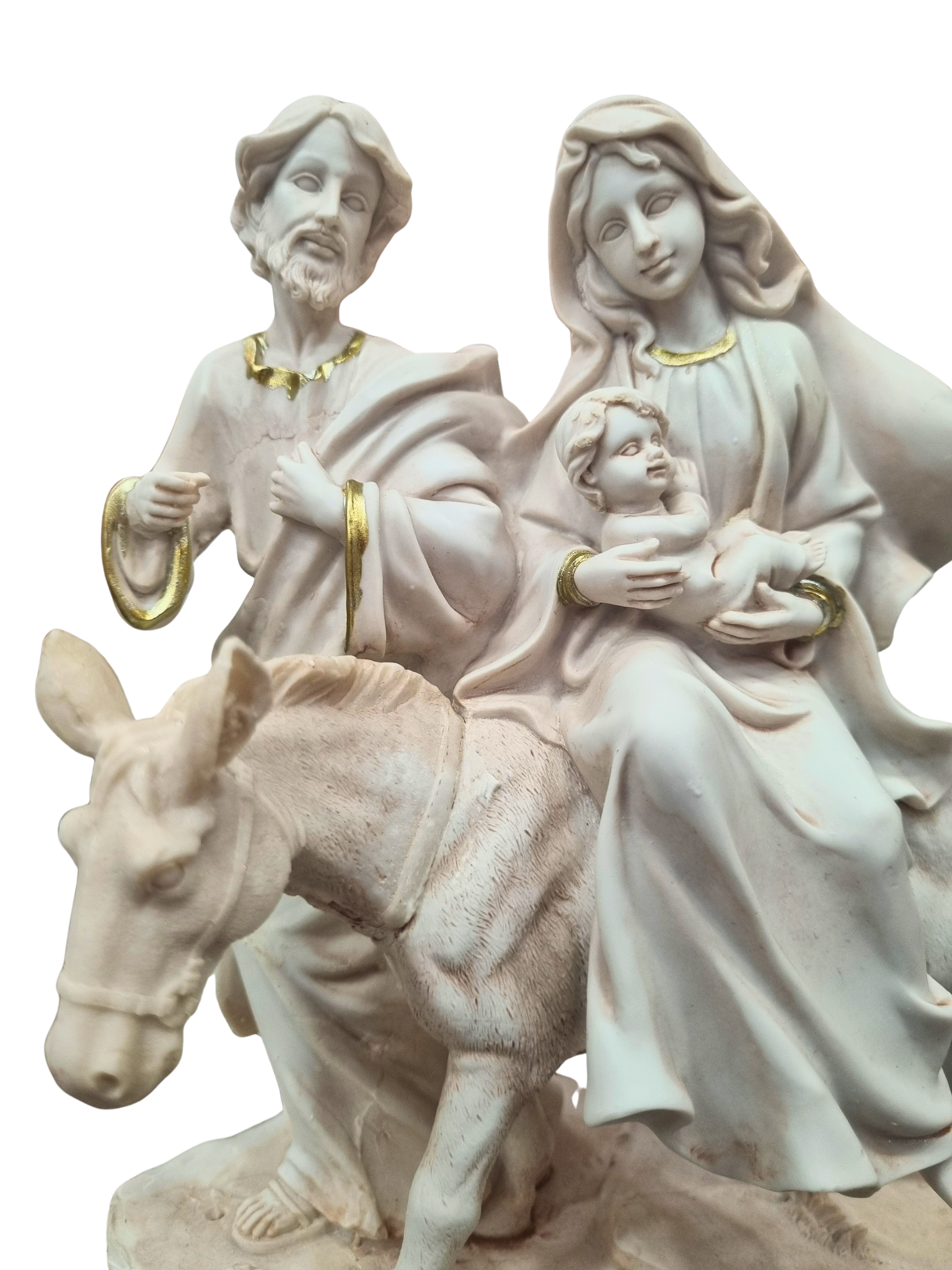 Imagem de Nossa Senhora do Desterro em Resina Branca 18,5 cm