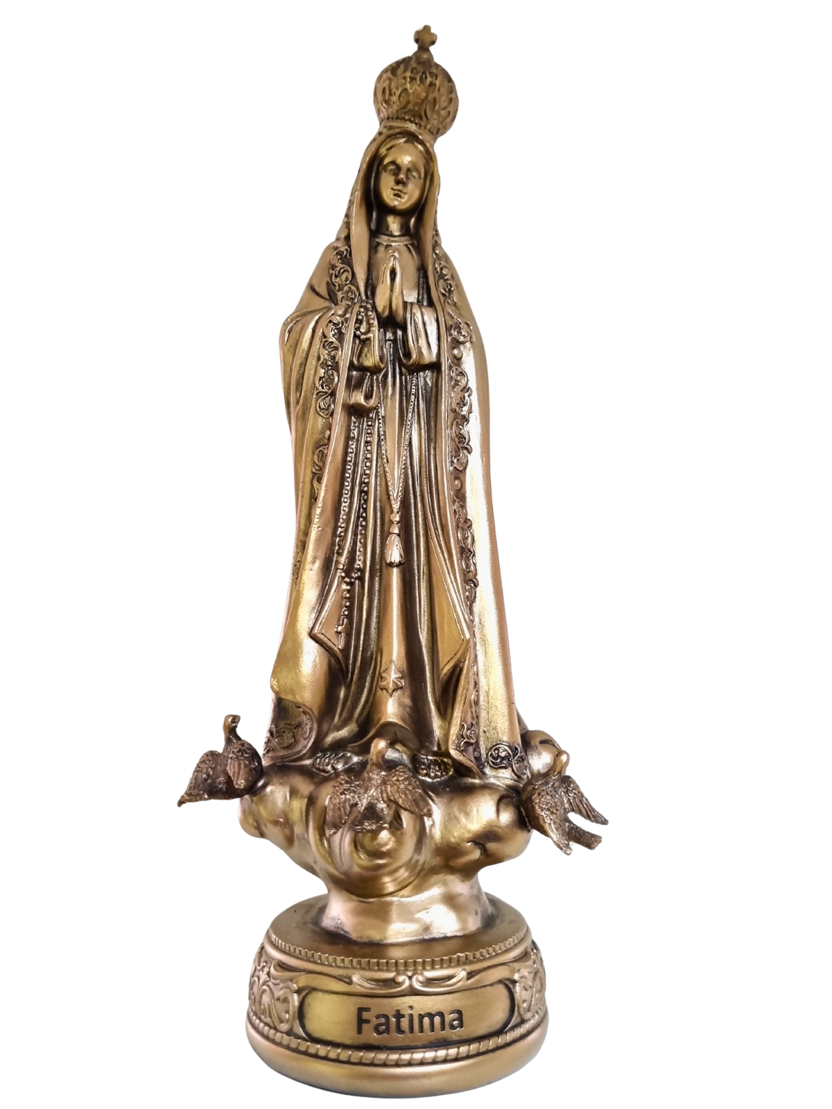 Imagem de Nossa Senhora de Fátima em Resina 30 cm