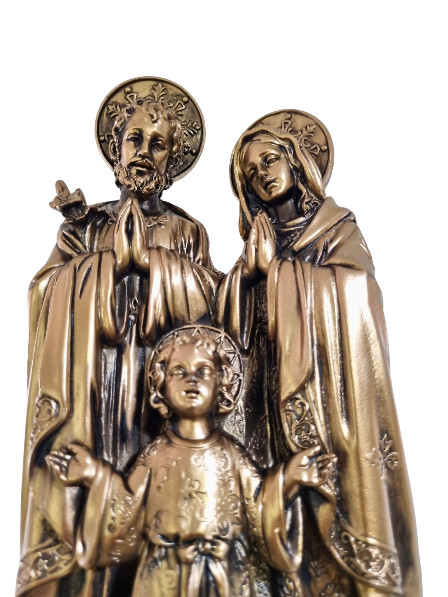 Imagem da Sagrada Família em Resina 30 cm