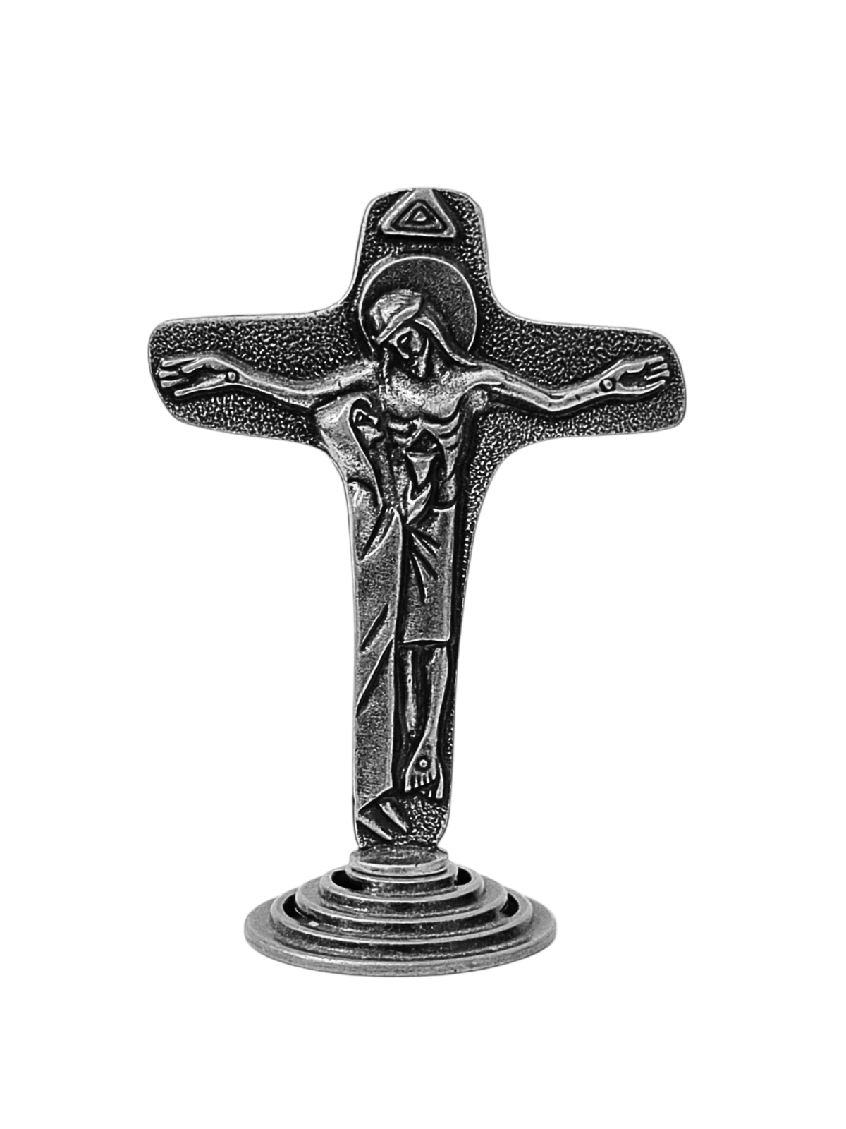 Adorno Cruz da Unidade 7,5 cm-TerraCotta Arte Sacra