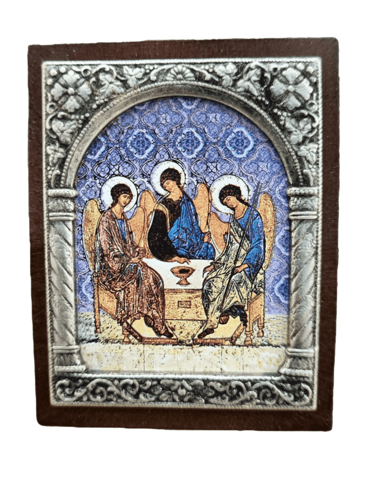 Adorno Italiano 3 Arcanjos 6 cm x 5 cm-TerraCotta Arte Sacra