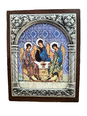 Adorno Italiano 3 Arcanjos 6 cm x 5 cm-TerraCotta Arte Sacra