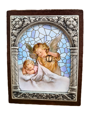 Adorno Italiano Anjo Zelador 6 cm x 5 cm-TerraCotta Arte Sacra