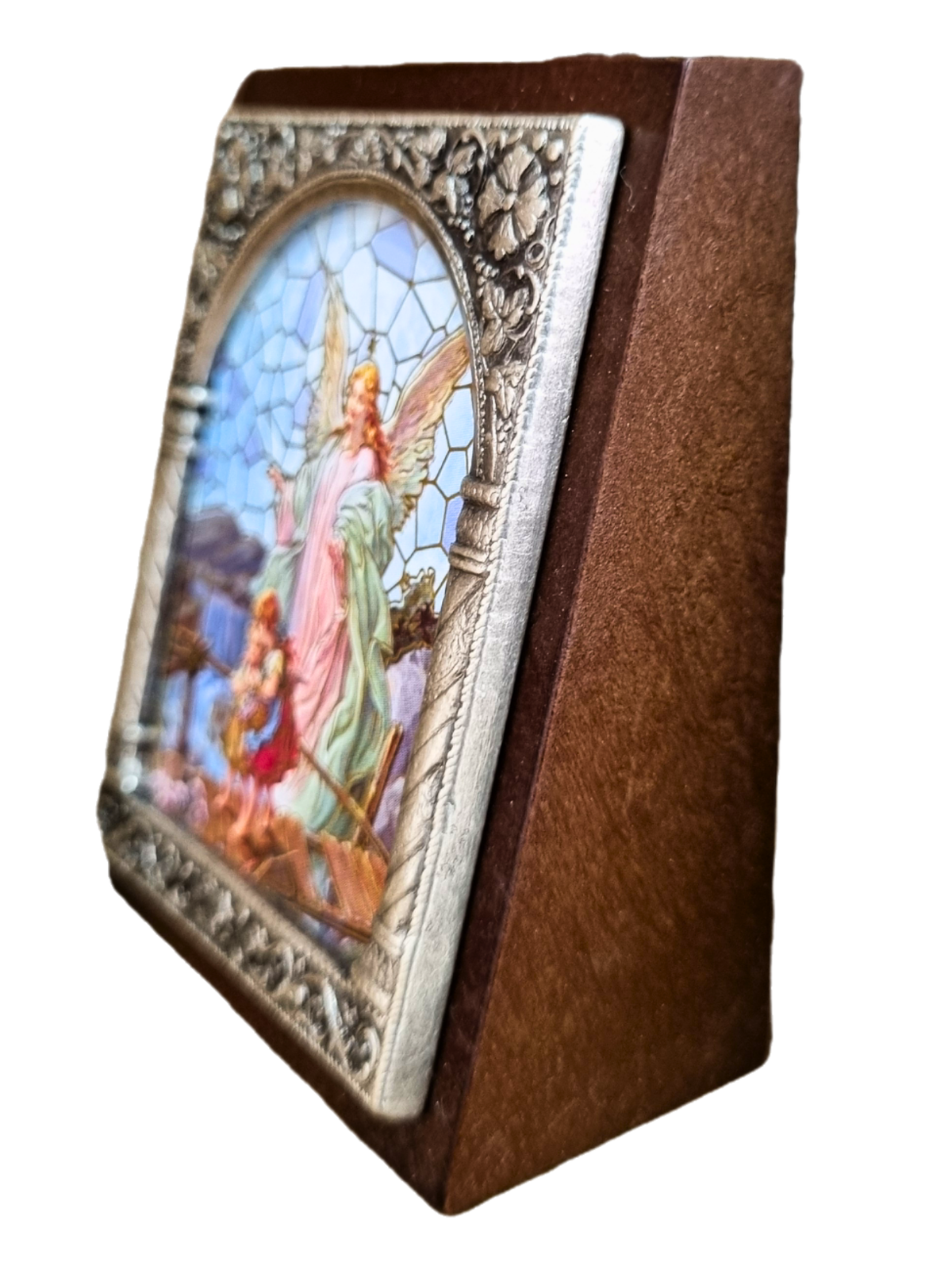 Adorno Italiano Anjo da Guarda 6 cm x 5 cm-TerraCotta Arte Sacra