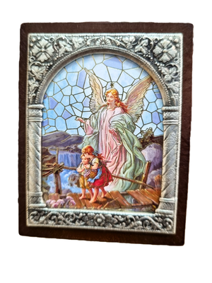 Adorno Italiano Anjo da Guarda 6 cm x 5 cm-TerraCotta Arte Sacra