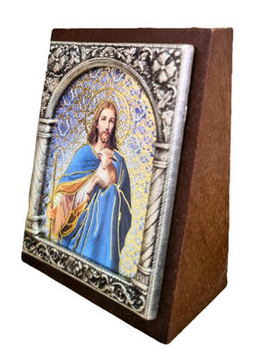 Adorno Italiano Bom Pastor 6 cm x 5 cm-TerraCotta Arte Sacra