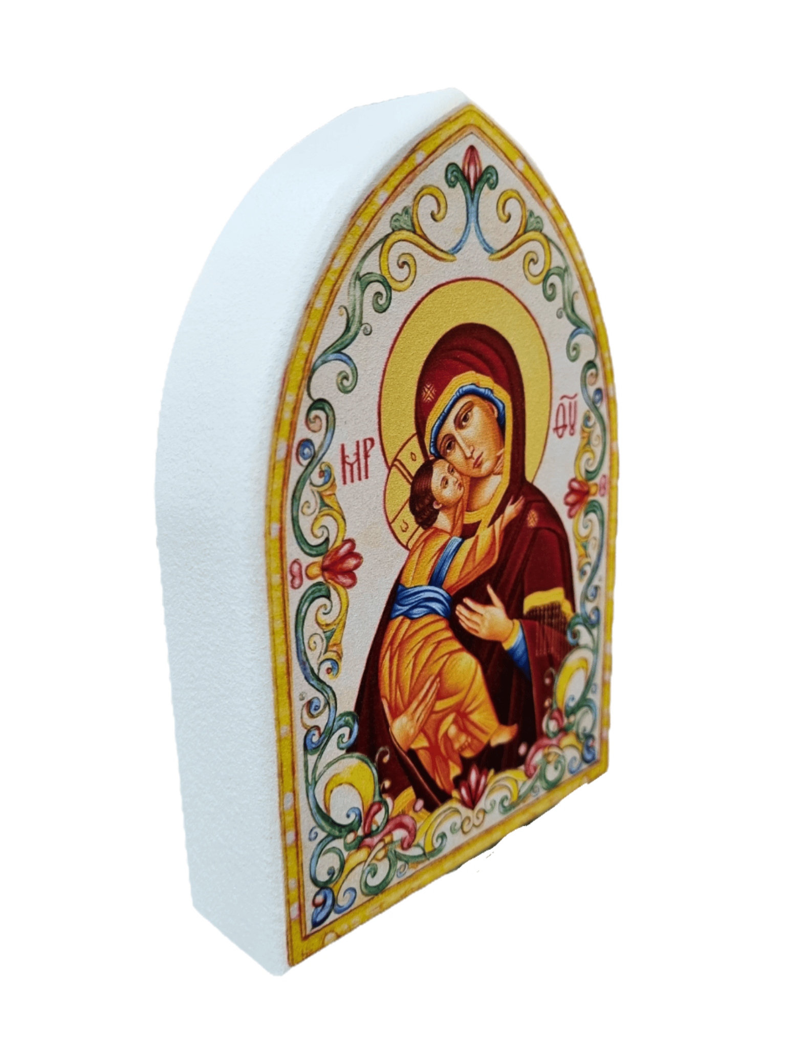 Adorno Italiano Catedral Nossa Senhora da Ternura 13,5 cm x 9 cm-TerraCotta Arte Sacra